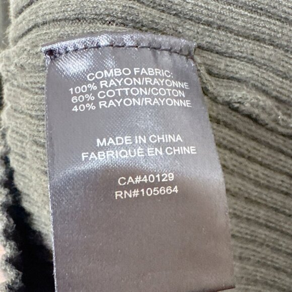 LAMB by Gwen Stefani Womens Small Military Gorp Core Mini Ribbed Dress - Picture 10 of 13